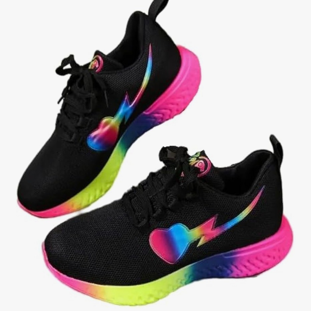 Colorful Lightning Kids Shoes